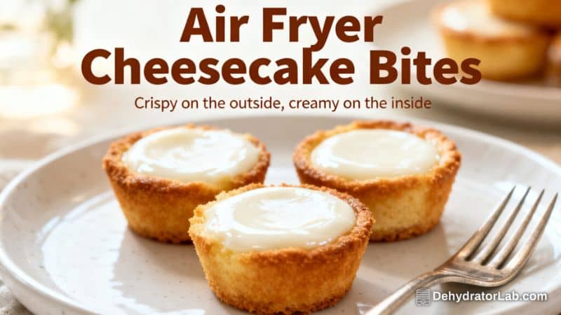 Air Fryer Cheesecake Bites