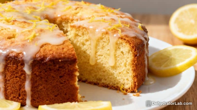 Air Fryer Lemon Drizzle Cake