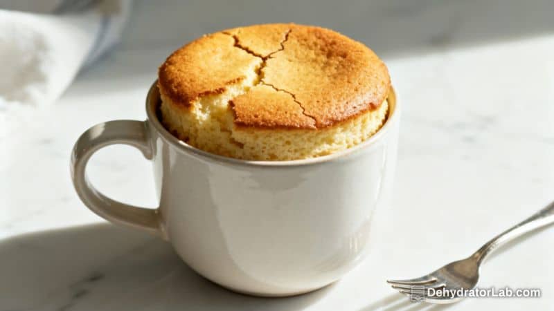 Air Fryer Vanilla Mug Cake – A Quick, Cozy Treat for One