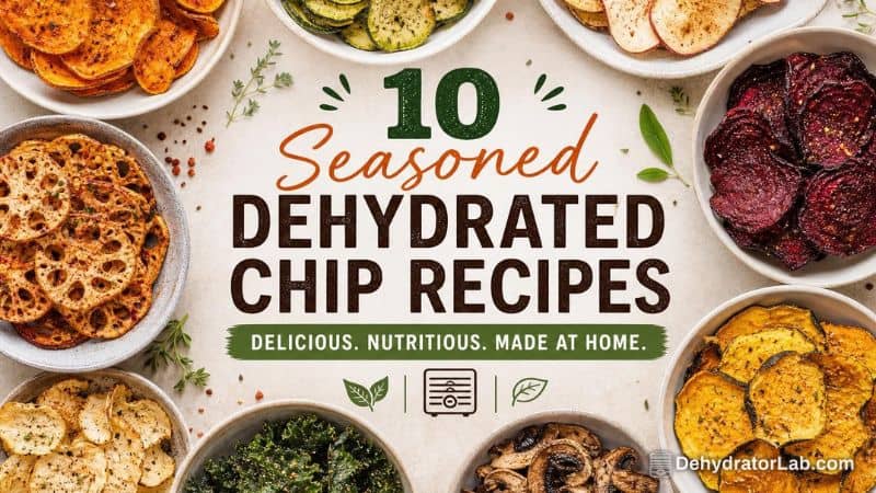 10 Seasoned Dehydrated Chip Recipes to Satisfy Any Craving: Crunch Edition