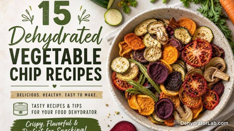 15 Dehydrated Vegetable Chip Recipes Better Than Store-Bought: Crunchier, Tastier