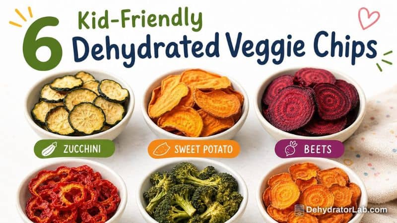 6 Kid-Friendly Dehydrated Veggie Chips the Whole Family Will Love: Crunchy, Colorful, Irresistible