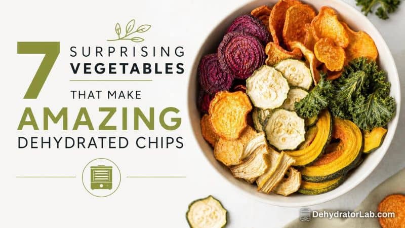 7 Surprising Vegetables That Make Amazing Dehydrated Chips