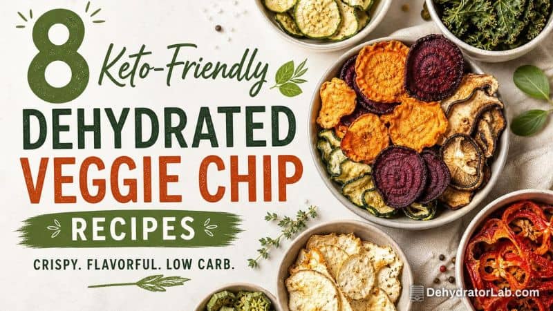 8 Keto-Friendly Dehydrated Veggie Chip Recipes