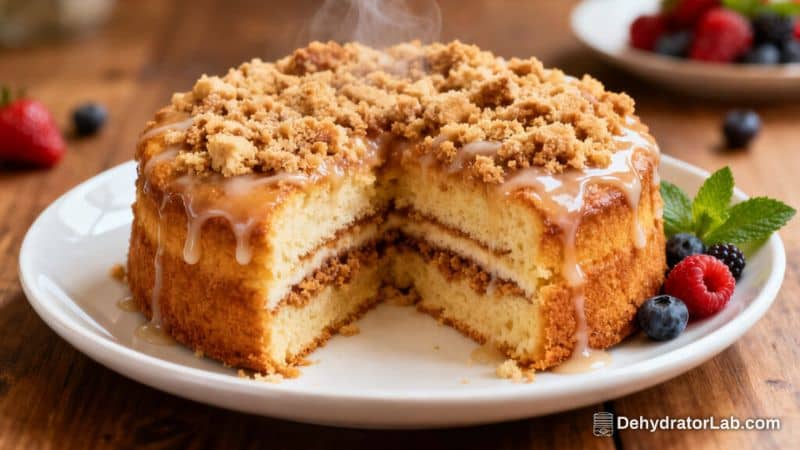 Air Fryer Coffee Cake with Streusel – Soft, Buttery, and Ready Fast