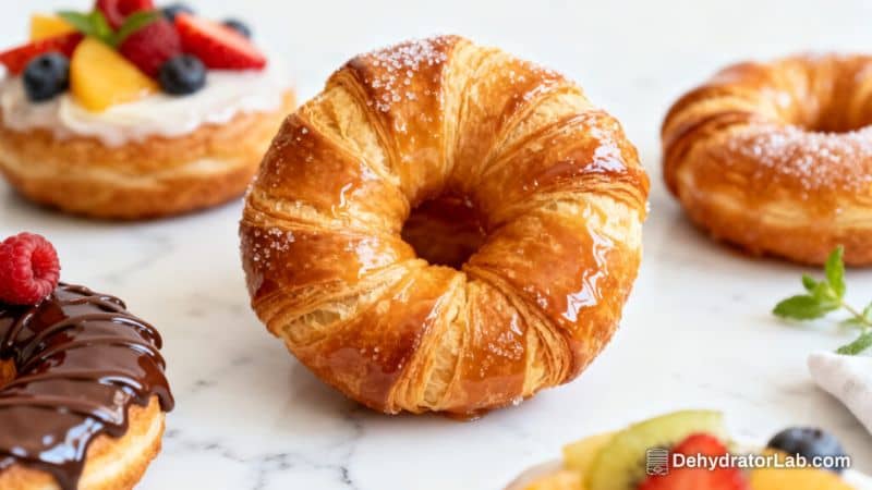 Air Fryer Croissant Donuts