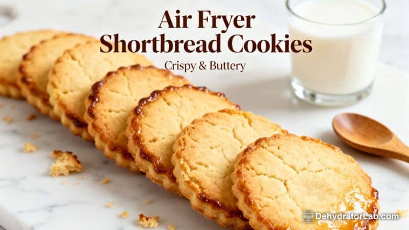 Air Fryer Shortbread Cookies – Buttery, Crisp, and Ready Fast
