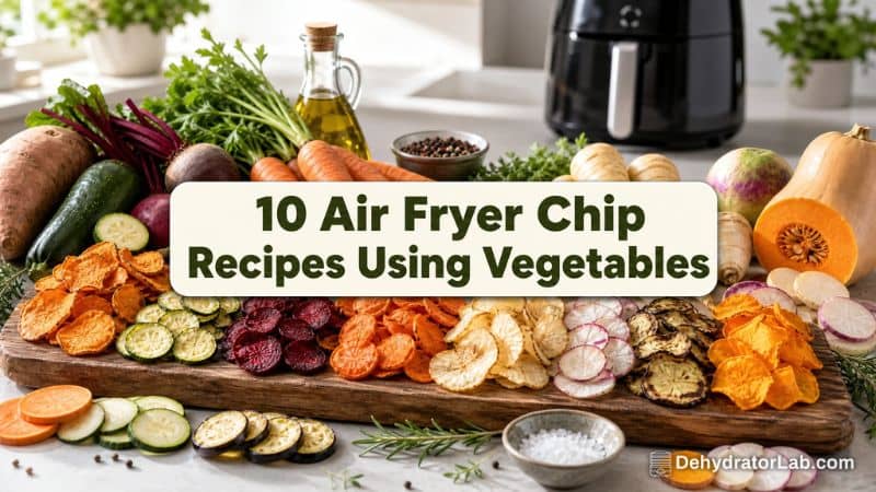 10 Air Fryer Chip Recipes Using Vegetables