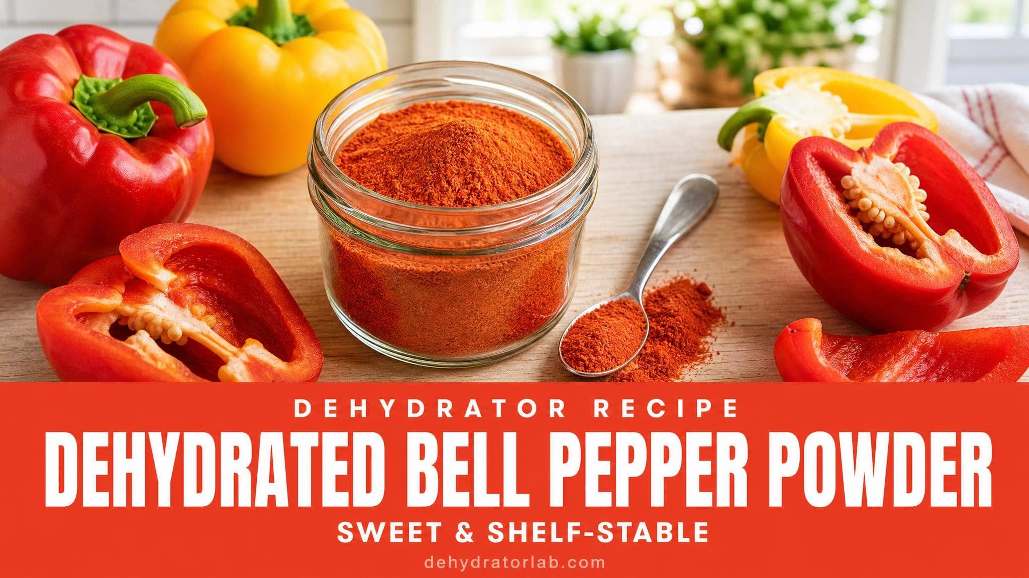 Dehydrated Bell Pepper Powder – A Sweet, Vibrant Pantry Staple