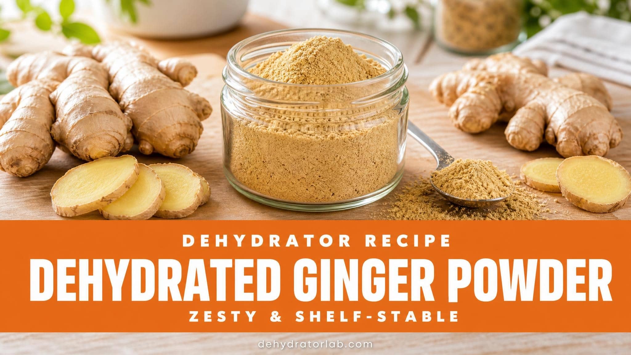 Dehydrated Ginger Powder – A Zesty, All-Purpose Spice