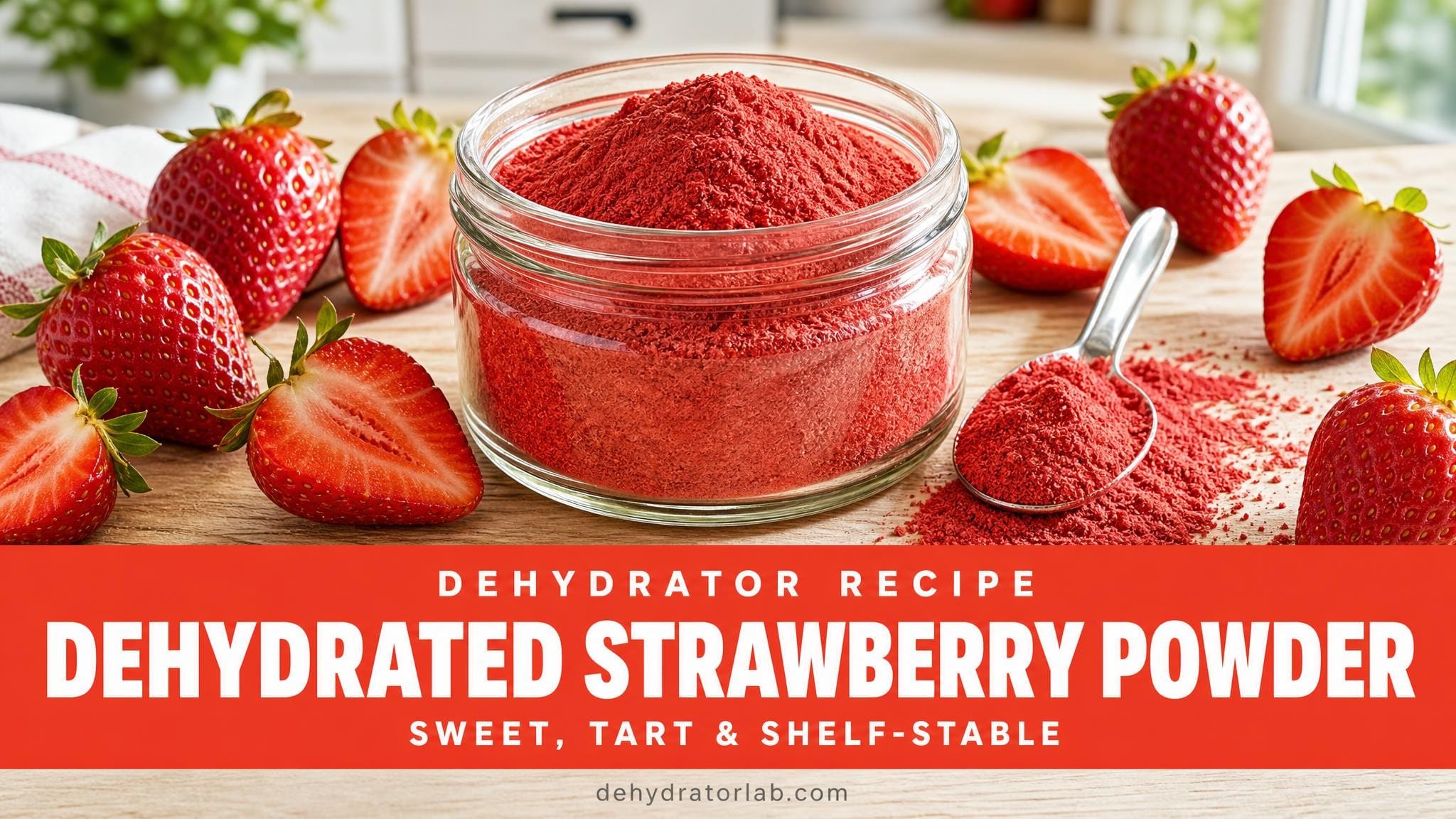 Dehydrated Strawberry Powder – A Naturally Sweet Pantry Boost