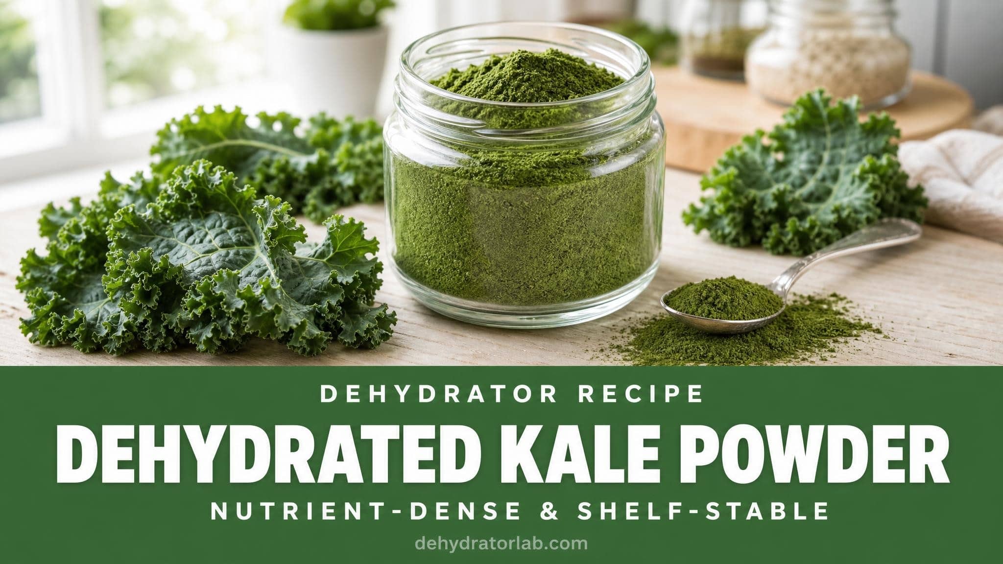 Dehydrated Kale Powder – A Nutrient-Dense Green Pantry Staple