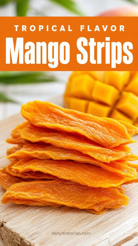 chewy dehydrated mango strips