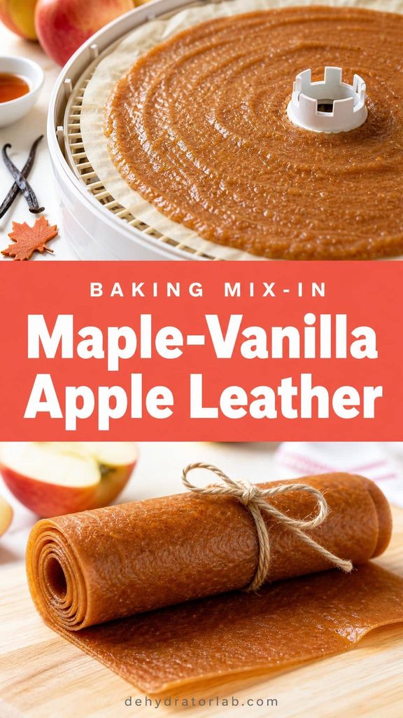 maple vanilla apple fruit leather