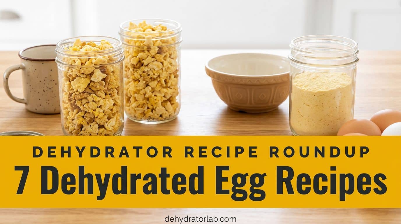 7 Dehydrated Egg Recipes for Camping + Baking + and Emergency Prep