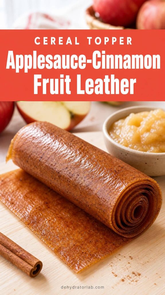 classic applesauce cinnamon fruit leather