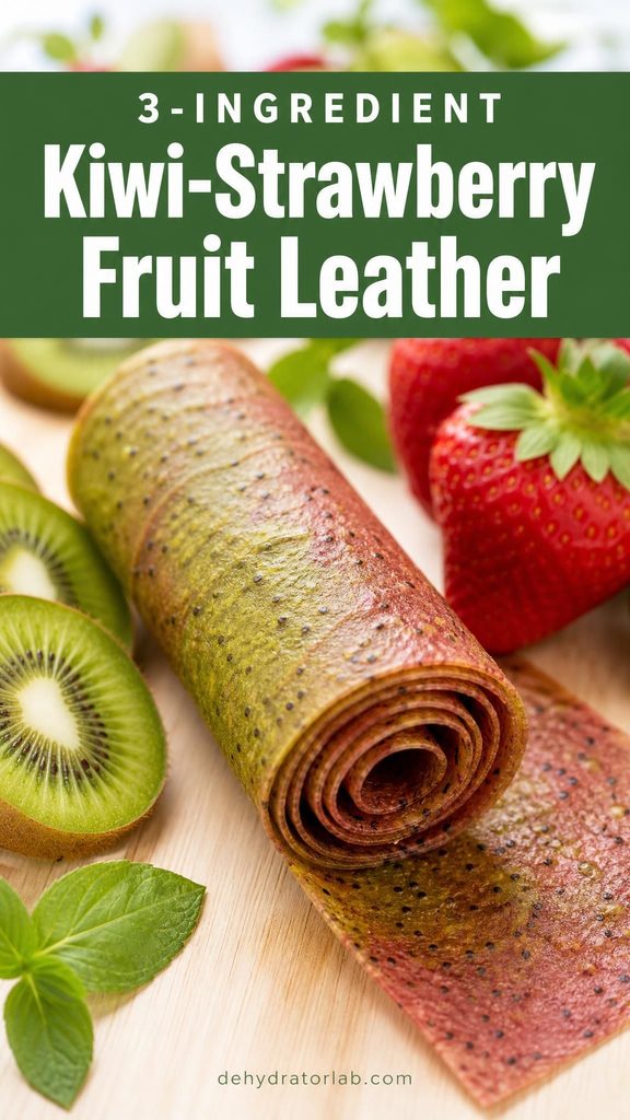 kiwi strawberry fruit leather
