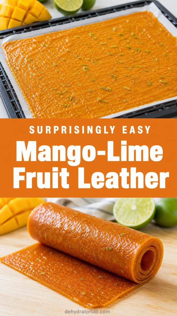 mango lime fruit leather