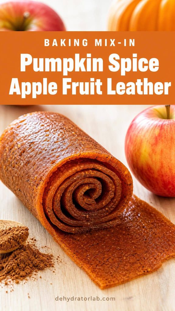 pumpkin spice apple fruit leather