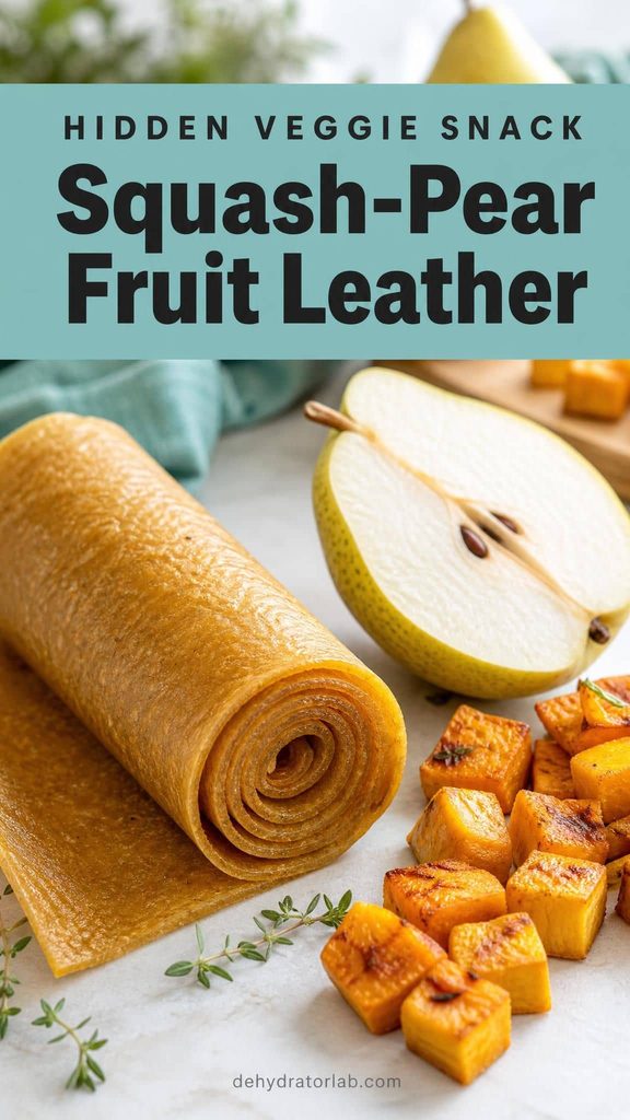 butternut squash-pear fruit leather