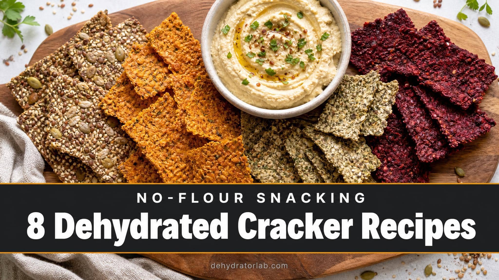 8 Homemade Dehydrated Cracker Recipes That Are Addictively Crunchy