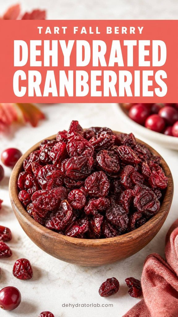A small dish of dried cranberries on a rustic table
