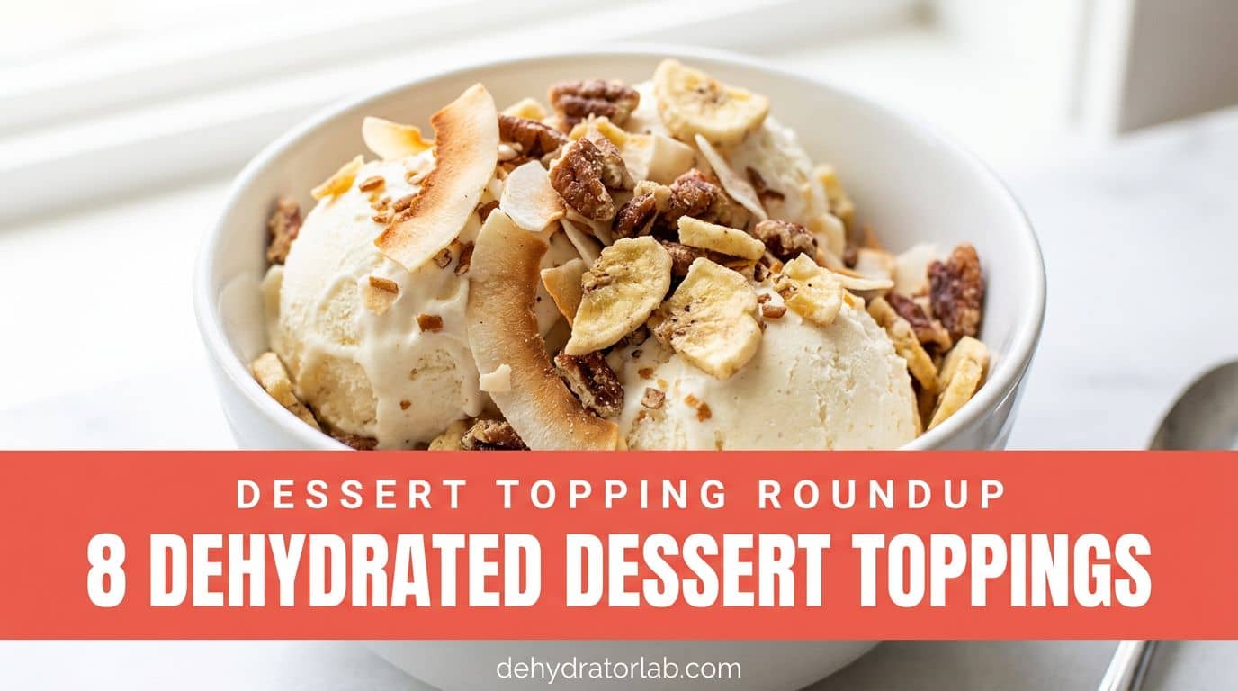 8 Dehydrated Dessert Topping Recipes for Ice Cream and Yogurt