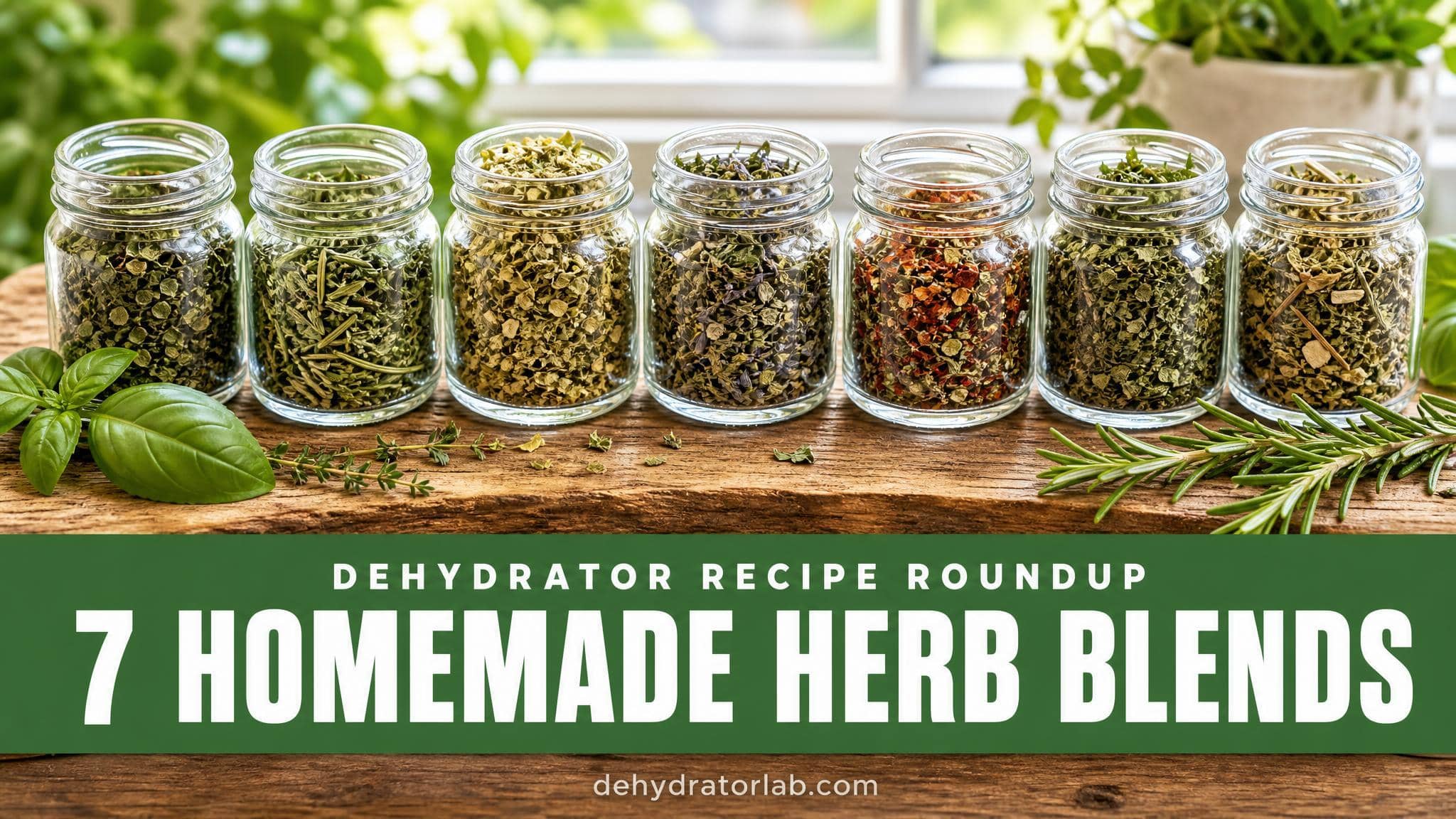 7 Homemade Dehydrated Herb Blends to Make Right Now