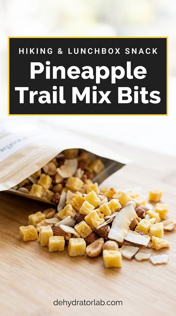 dehydrated pineapple trail mix bits