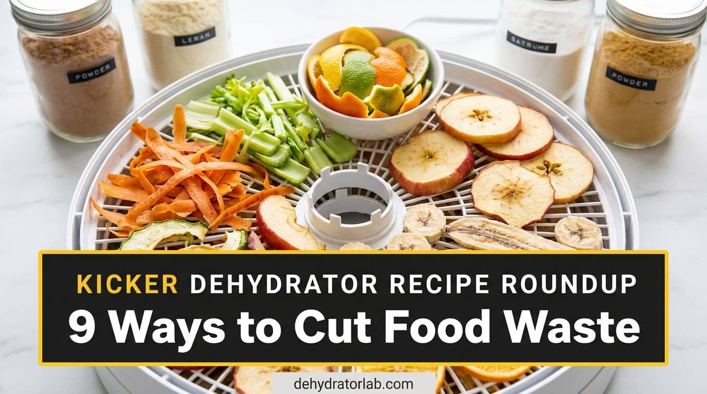 9 Ways to Use Your Dehydrator to Reduce Food Waste at Home