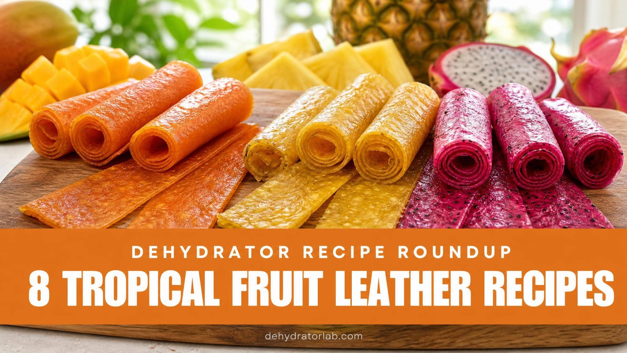 8 Tropical Fruit Leather Recipes for Your Dehydrator