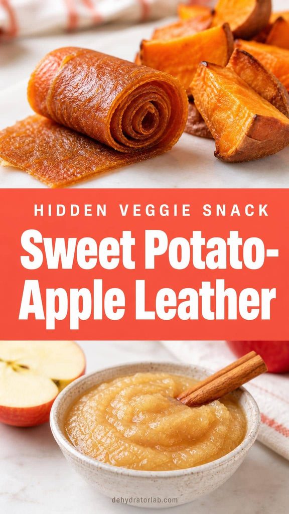 sweet potato-apple fruit leather