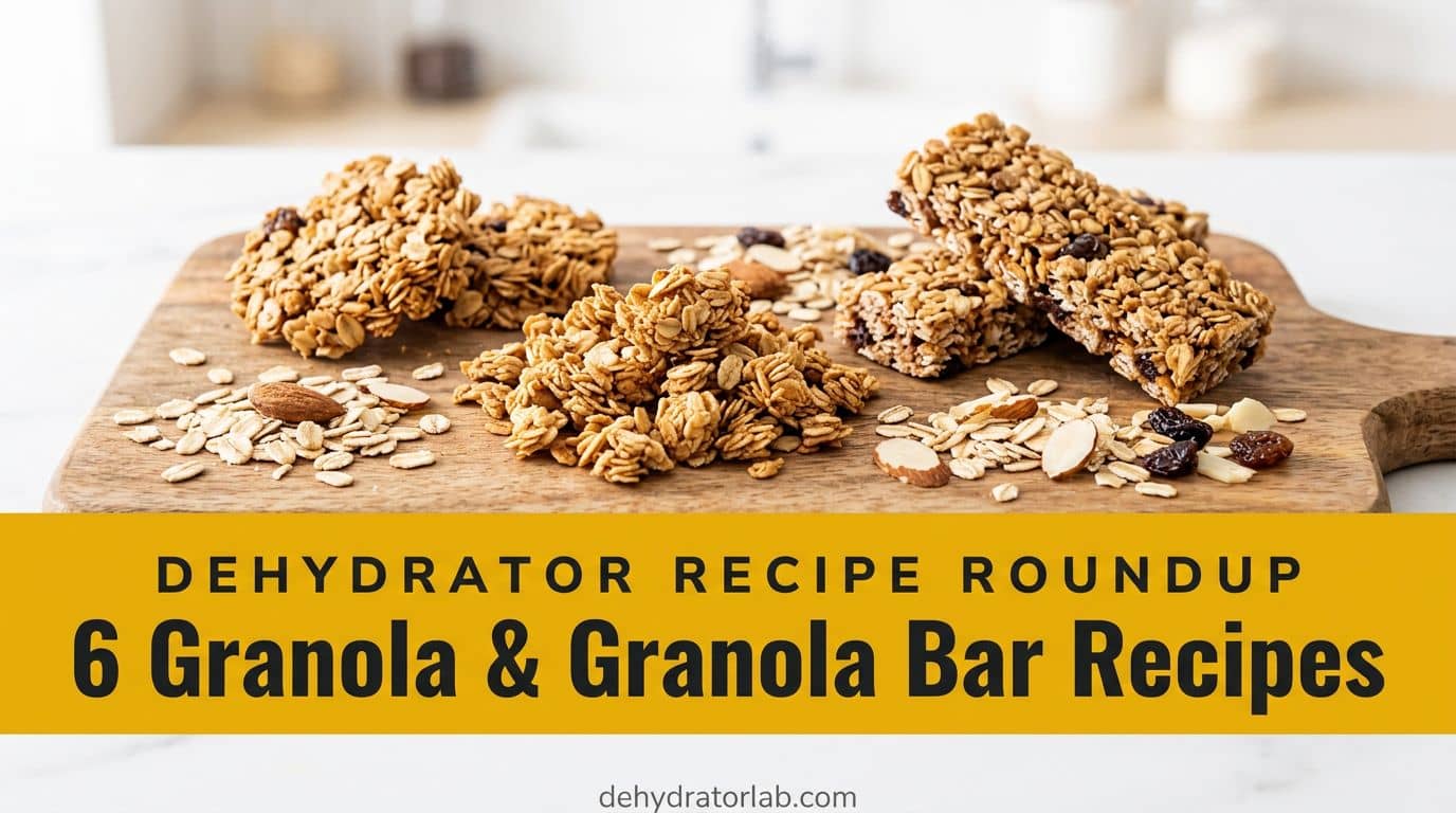 6 Granola and Granola Bar Recipes Dehydrated to Perfection